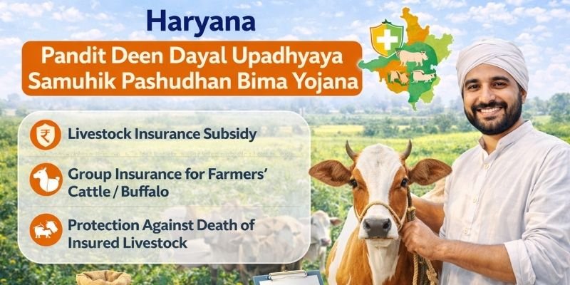 Haryana Pandit Deen Dayal Upadhyaya Samuhik Pashudhan Bima Yojana , Haryana Samuhik Pashudhan Bima Yojana